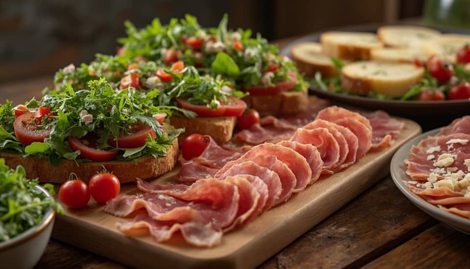 découvrez des idées et recettes délicieuses à réaliser avec du jambon cru. que ce soit pour des entrées savoureuses, des plats principaux élégants ou des apéritifs gourmands, explorez toutes les possibilités offertes par ce délicieux ingrédient.