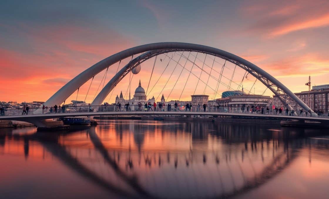 explorez le millenium bridge à londres, un chef-d'œuvre architectural alliant modernité et élégance. découvrez son histoire fascinante, ses caractéristiques uniques et l'impact qu'il a sur le paysage urbain londonien.